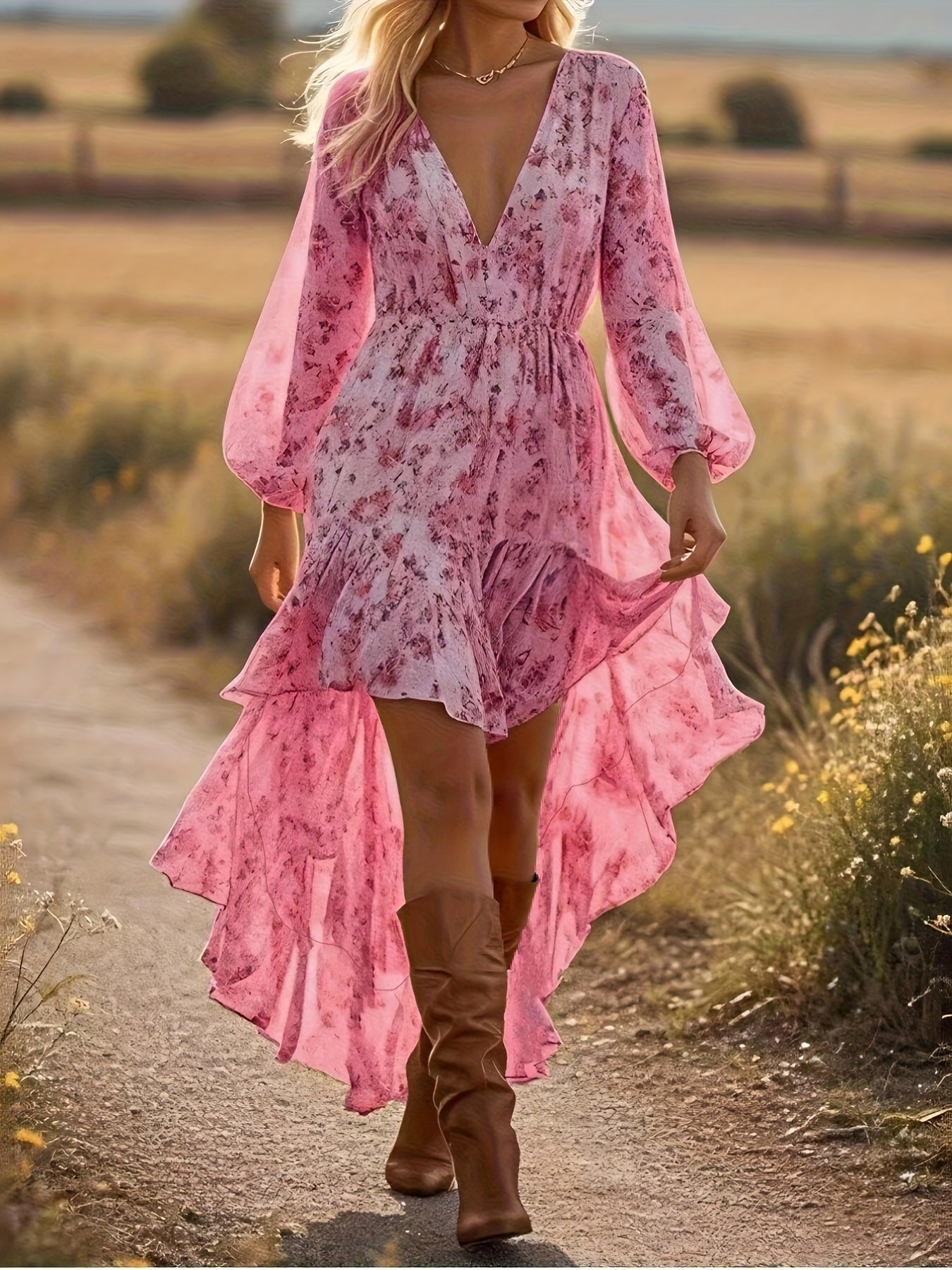 Serena | Bohemian Floral Dress