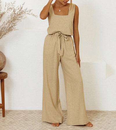 Alicia™ - Minimalist Top and Pants Set