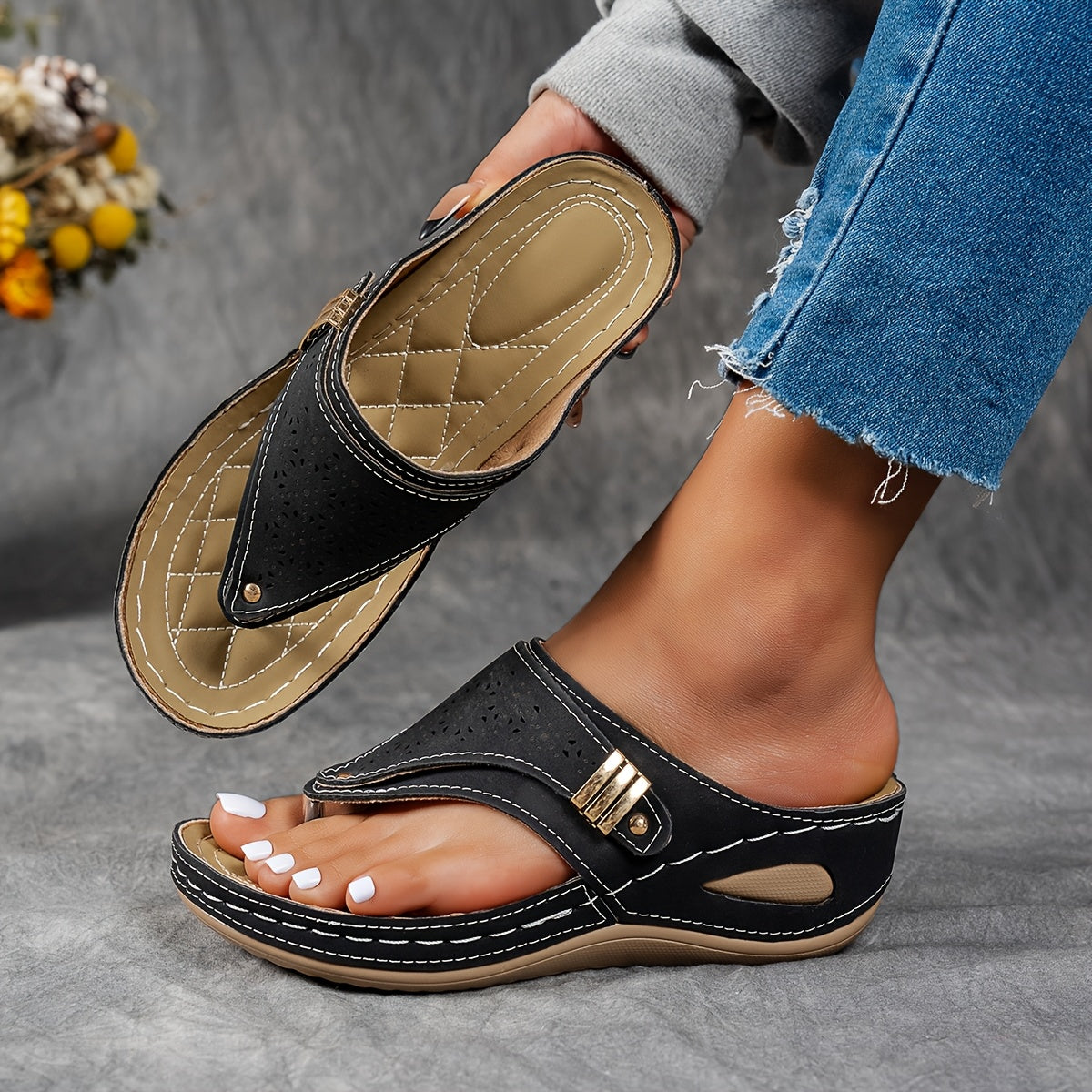 Isla | Comfort Wedge Sandals