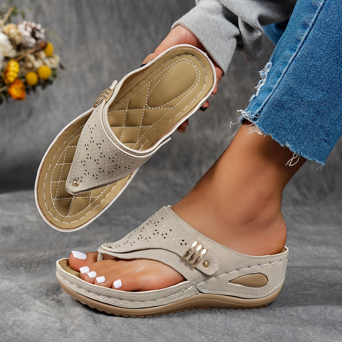 Isla | Comfort Wedge Sandals