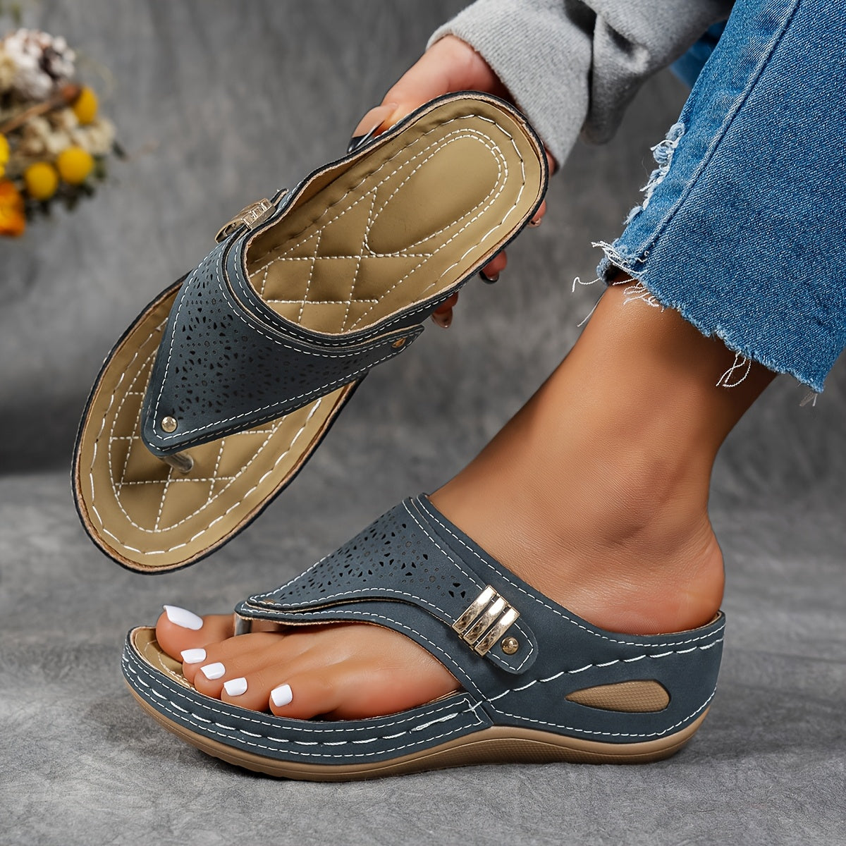 Isla | Comfort Wedge Sandals