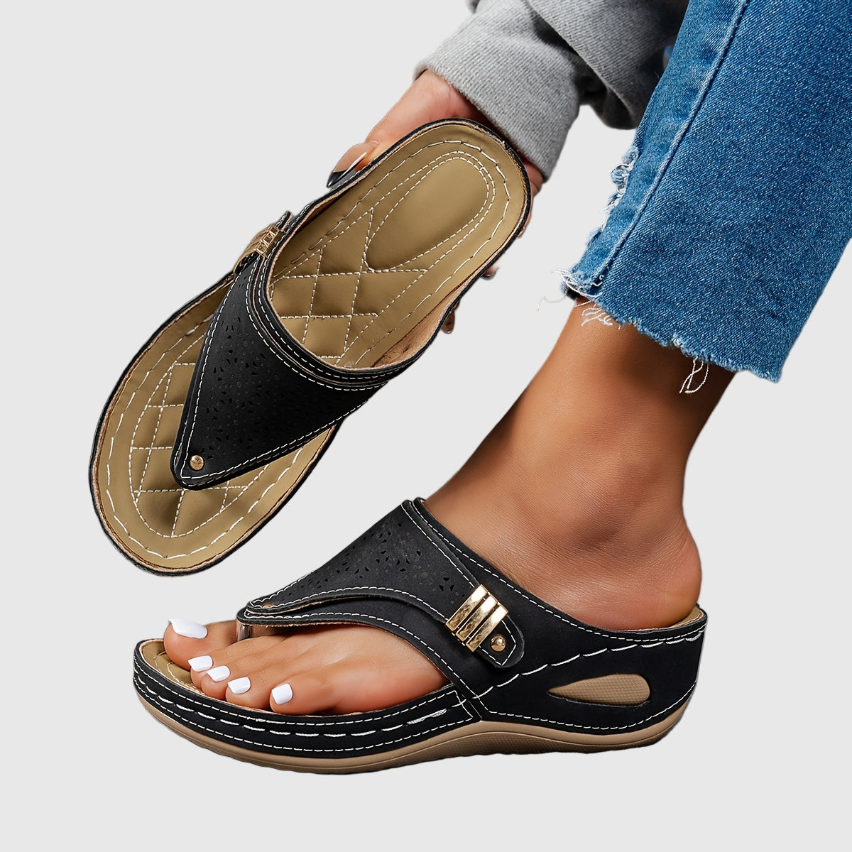 Isla | Comfort Wedge Sandals