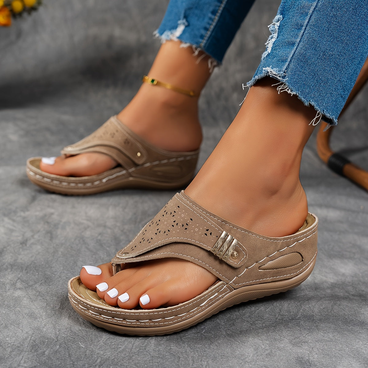Isla | Comfort Wedge Sandals