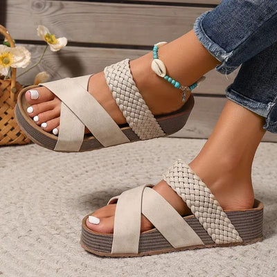 Amelia | Orthopedic Leather Strap Sandals