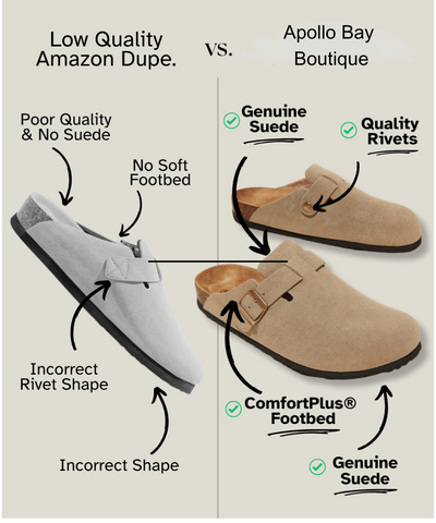 Genuine Suede Clogs