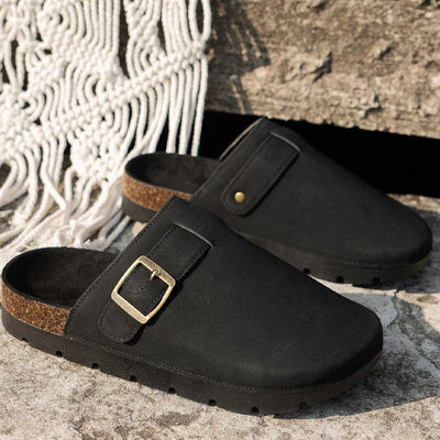 Leroy™ - Boston Leather Slippers