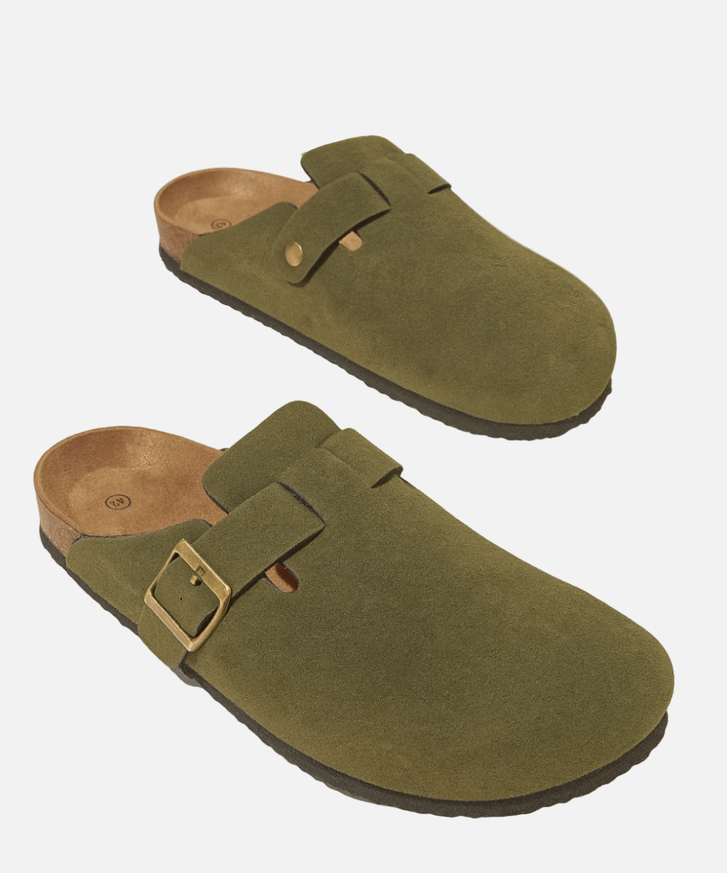 Genuine Suede Clogs