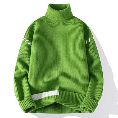 Éloïse™ - Patchwork Turtleneck Pullover