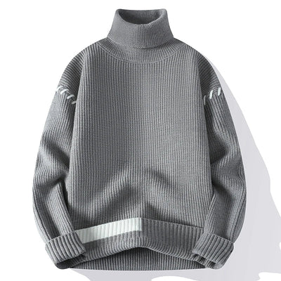 Éloïse™ - Patchwork Turtleneck Pullover