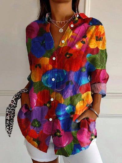 Astrid™  | Colorful Pattern Blouse