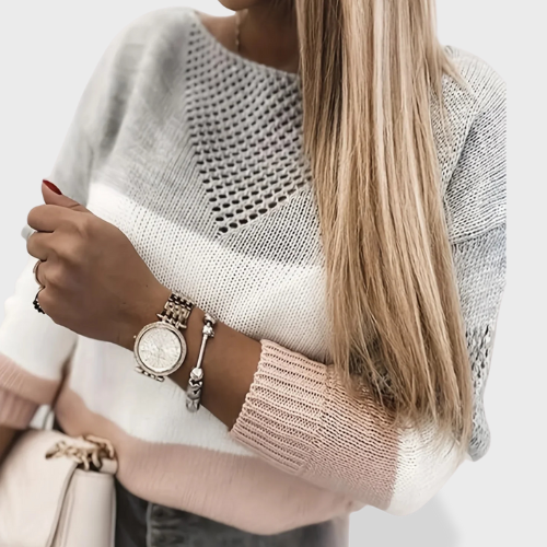 Amélie™ - Cutout Knit Pullover